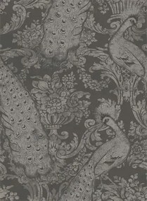 Byron - Designtapete von Cole & Son - Charcoal & Silver
