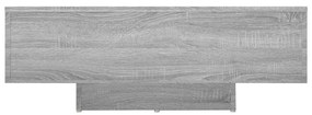 Tavolino da salotto grigio sonoma 85x55x31 cm legno multistrato