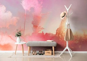 Carta da parati – Atmosfera autunnale in rosa