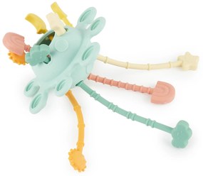 Bieco - Giocattolo di motricità in silicone con attività - eucalyptus
