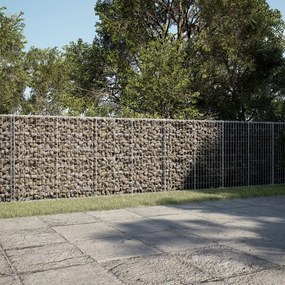 Cesto Gabbione Con Copertura 1000x100x100 Cm İn Ferro Zincato /