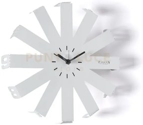 Orologio da parete di design lumor bianco marmo,nero