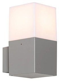 Lampada da parete per esterni moderna grigia IP44 - Denmark
