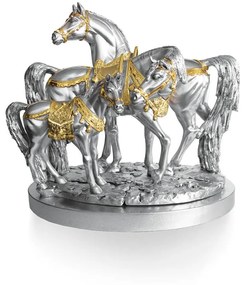 Statua “Cavalli Arabi” h.35cm