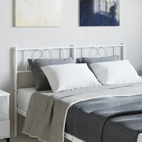 Testiera İn Metallo Bianco 150 Cm /