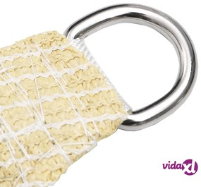 vidaXL Vela Parasole 160 g/m² Beige 2x3,5 m in HDPE