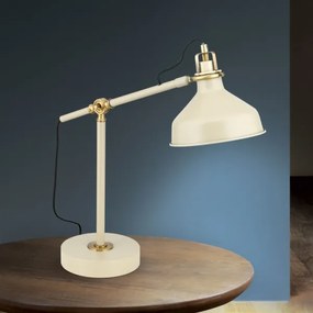 Orion LA 4-1222/1 - Lampada da tavolo SCHILLER 1xE27/40W/230V color crema/bronzo