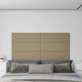 Pannelli Murali 12 Pz Cappuccino 90x30 Cm İn Similpelle 3,24 M² /