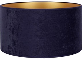 Duolla - Paralume universale VELVET E27 diametro 35 cm blu/oro