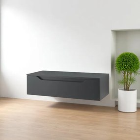Cassetto da bagno sospeso 100 cm Grafite Opaco - GIGLIO