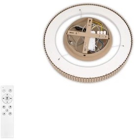 Brilagi - Lampada a sospensione dimmerabile con cavo FALCON MODERN LED/30W/230V 40 cm beige + telecomando