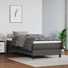 Materasso A Molle Grigio 120x190x20 Cm İn Similpelle /