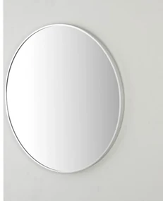 Specchio Tondo Diametro 80 Con Cornice Feridras "Metal" Argento