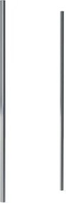Lato fisso per box doccia Slimline L 70 x H 195cm, Sp. 6 mm vetro vetro senza finitura / trasparente profilo in alluminio argento anodizzato