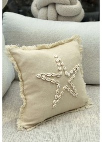 Federa decorativa in cotone 43x43 cm Seashells – Mioli Decor