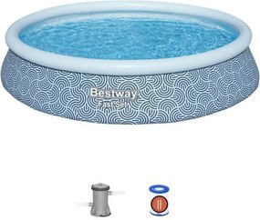 Piscina Gonfiabile Bestway Azzurro 396 x 84 cm