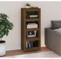 Libreria Marrone Miele 50x35x125,5 cm in Legno Massello di Pino cod 9746