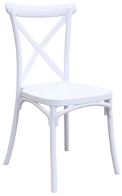 POLY - sedia da esterno vintage in resina