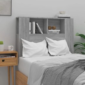Testiera Con Scomparti Grigio Sonoma 100x18,5x104,5 Cm /
