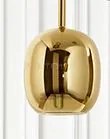 Vetro 1 luce attacco e27 oro specchiato rain d.17,5cm rosone acqu...