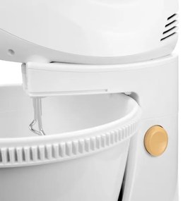 Sencor - Frusta a mano con ciotola rotante 500W/230V bianca