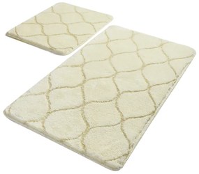 SET 2x Tappeto bagno INFINITY 60x100 cm beige