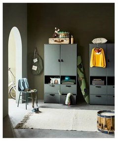 Armadio in pino grigio-verde 103x185 cm Stage - vtwonen