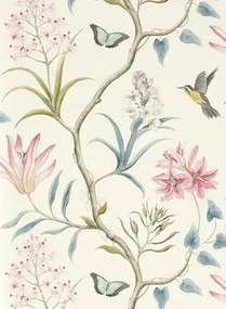 Exotische Tapete Clementine von Sanderson - Dusky Pink