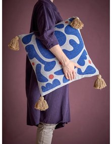 Cuscino decorativo in cotone riciclato 45x45 cm Eviaya – Bloomingville