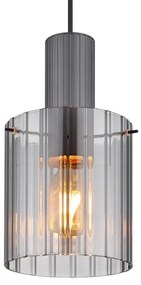 Globo 15904HS - Lampadario a sospensione con filo TULIVAR 1xE27/40W/230V diametro 18 cm grigio