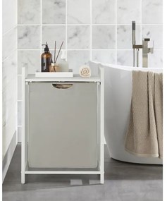 Cesto porta biancheria REX bianco