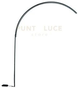 Struttura piantana biblio nera led 3000k 1380lm 33w dimmerabile da ...