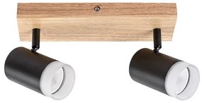 Rabalux 73122 - Plafoniera TORAS 2xGU10/5W/230V rovere