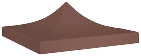 Tetto Per Tendone Per Feste 2x2 M Marrone 270 G/m² /
