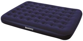 Materasso matrimoniale gonfiabile floccato Bestway in vinile blu 191x137x22 cm - cod. 67002