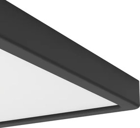 Eglo 901728 - LED RGBW dimmerabile, plafoniera fumé FUEVA-Z LED/17,8W/230V 39,9cm IP44 nero