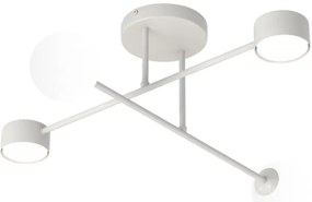 Plafoniera da soffitto HOLON 2xG9/8W/230V + 2xGX53/12W grigia