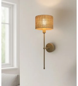Lampada da parete MADELA 1xE14/40W/230V juta/beige