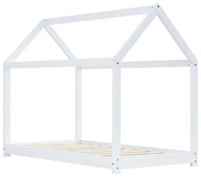 Giroletto per Bambini Bianco in Massello di Pino 70x140 cm