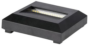 LED Illuminazione delle scale per esterni LED/2W/230V IP65 3000K nero