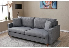 Divano letto grigio scuro 210 cm Eva - Balcab Home