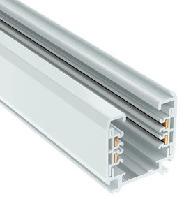 Binario Elettrificato Trifase Bianco Variante Lunghezza Profilo 2 metro