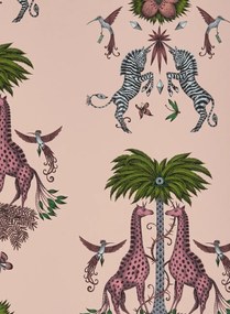 Clarke & Clarke Carta da parati Creatura - Pink