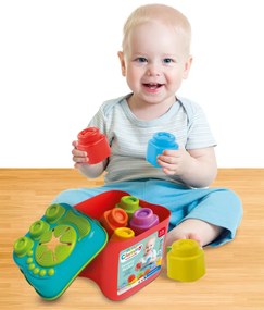 Clemmy baby - Secchiello sensoriale con mattoncini