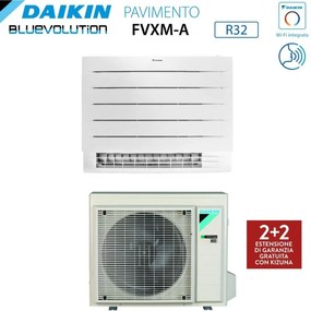 Daikin - Climatizzatore Condizionatore Bluevolution Perfera a Pavimento 9000 btu FVXM25A R-32 Wi-Fi Integrato Telecomando a Infrarossi Incluso