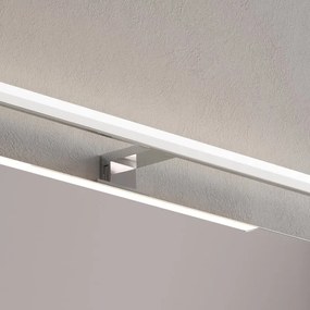 Applique LED bagno moderno 10062-CR grigio, bianco naturale