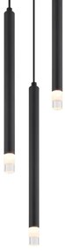 Globo 15629-3 - Lampadario a sospensione con filo BLAKE 3xG9/4W/230V diametro 24 cm nero