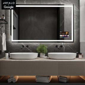 SMART specchio con luminazione M7 + SmartScreen with Google TV