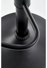 Sgabello 109x46 cm nero/marrone