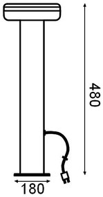 Ledvance - Lampada LED da esterno MARI LED/4W/12V IP44